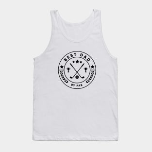 Best Dad By Par TShirt, Fathers Day Gift from Daughter Tank Top